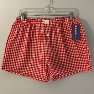 Gingham Women’s Boxer Shorts
